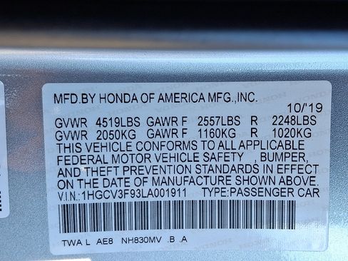 Used 2020 Honda Accord Touring image 25