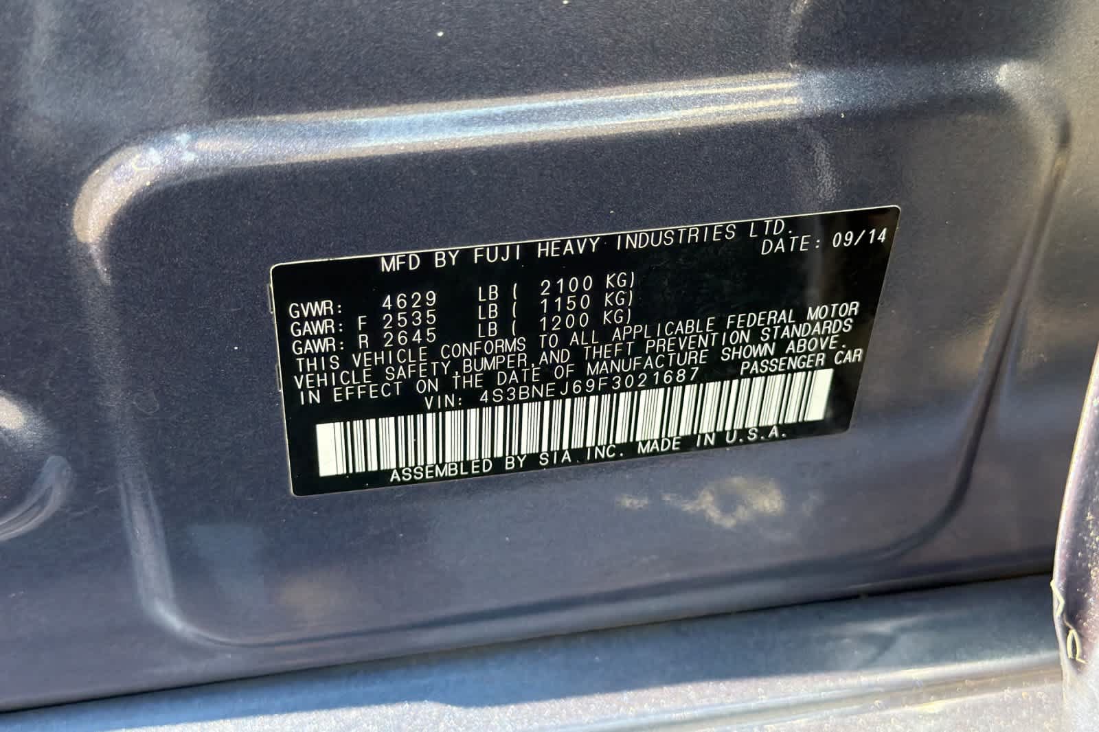 Used 2015 Subaru Legacy 3.6R Limited AWD/4WD image 31
