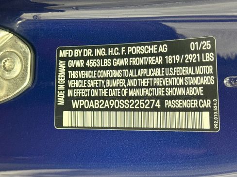Certified 2025 Porsche 911 Carrera 4 GTS AWD/4WD image 29