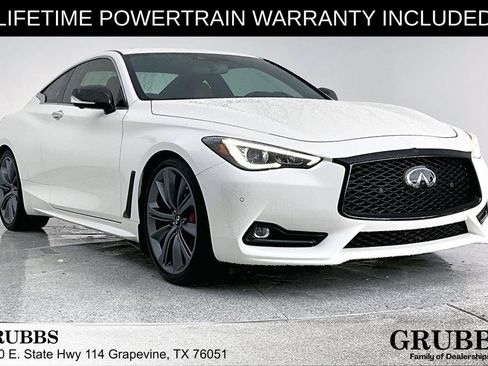 Certified 2022 INFINITI Q60 Red Sport 400 w/ Carbon Fiber Package RWD image 1