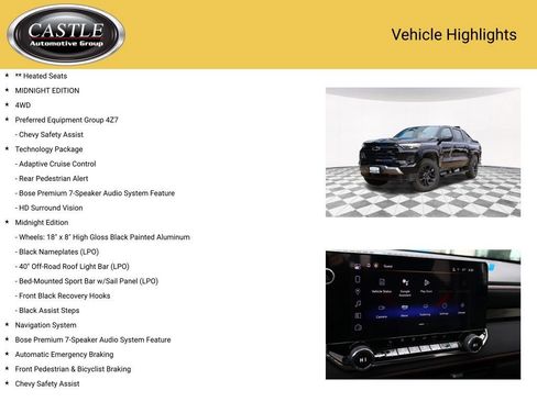 New 2025 Chevrolet Colorado Z71 w/ Midnight Edition image 4