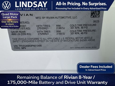 Used 2023 Rivian R1S Adventure AWD/4WD image 28