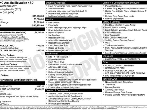 New 2026 GMC Acadia Elevation w/ Elevation Premium Package image 6
