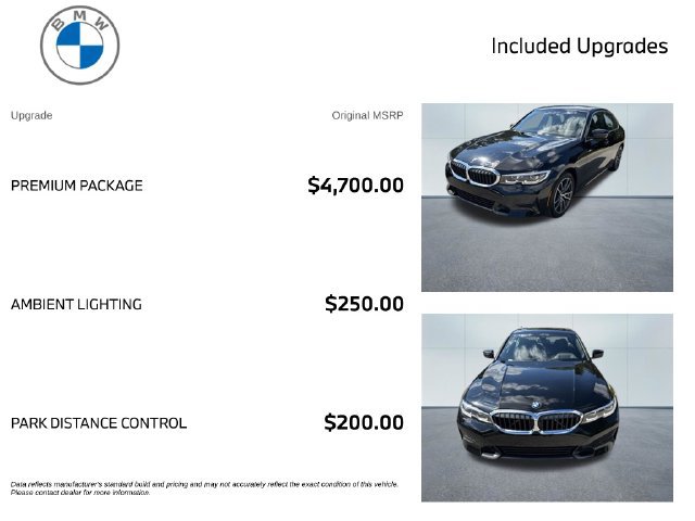 Used 2020 BMW 330i xDrive Sedan w/ Premium Package AWD/4WD image 3