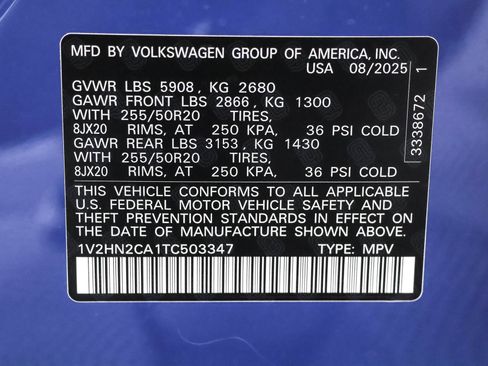 Used 2026 Volkswagen Atlas SE AWD/4WD image 49