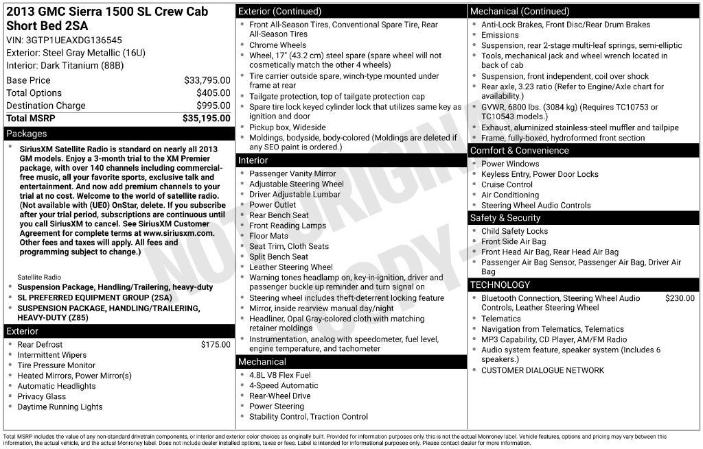 Used 2013 GMC Sierra 1500 SL RWD image 12