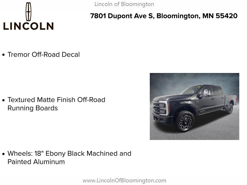 Used 2026 Ford F350 Platinum w/ Tremor Off-Road Package AWD/4WD image 9