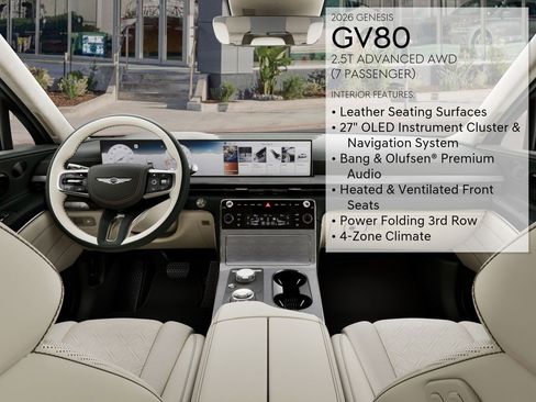 New 2026 Genesis GV80 2.5T Advanced image 18