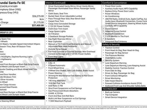 Used 2020 Hyundai Santa Fe SE image 6