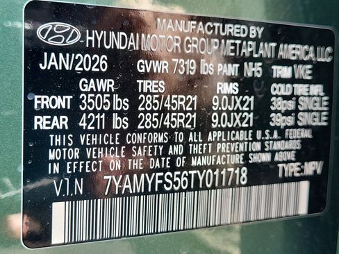 New 2026 Hyundai Ioniq 9 Calligraphy AWD/4WD image 26