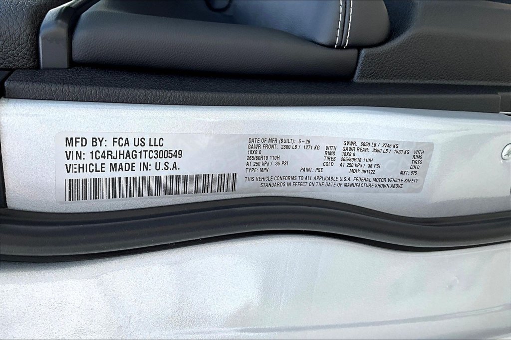 New 2026 Jeep Grand Cherokee Laredo X AWD/4WD image 8