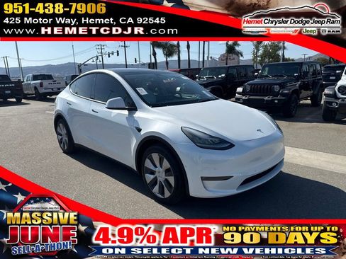 Used 2021 Tesla Model Y Long Range AWD/4WD image 1