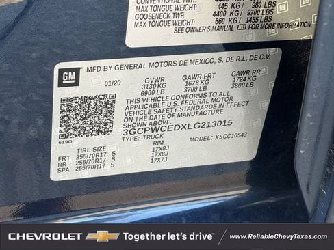 Used 2020 Chevrolet Silverado 1500 LT w/ Texas Edition RWD image 34