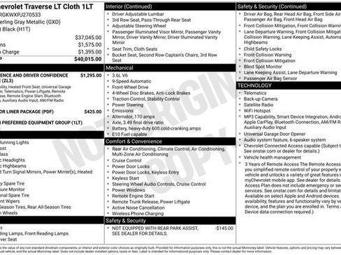 Certified 2023 Chevrolet Traverse LT FWD image 37