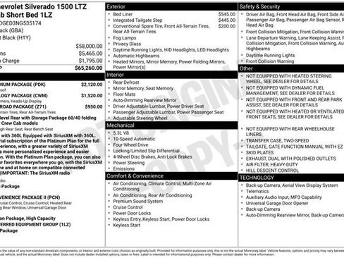 Used 2022 Chevrolet Silverado 1500 LTZ w/ LTZ Premium Package AWD/4WD image 9