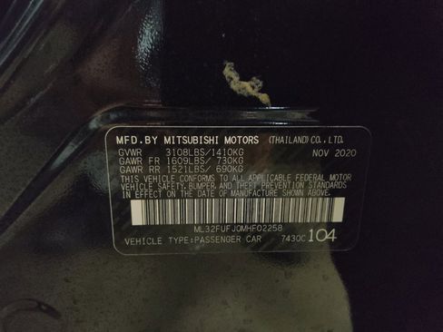 Used 2021 Mitsubishi Mirage G4 ES FWD image 33