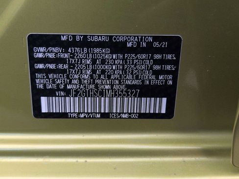 Used 2021 Subaru Crosstrek 2.5i Sport w/ Moonroof Package image 35