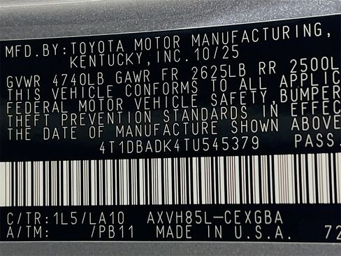 New 2026 Toyota Camry XLE image 24