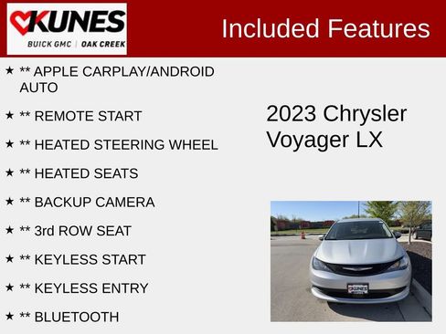 Used 2023 Chrysler Voyager LX FWD image 2