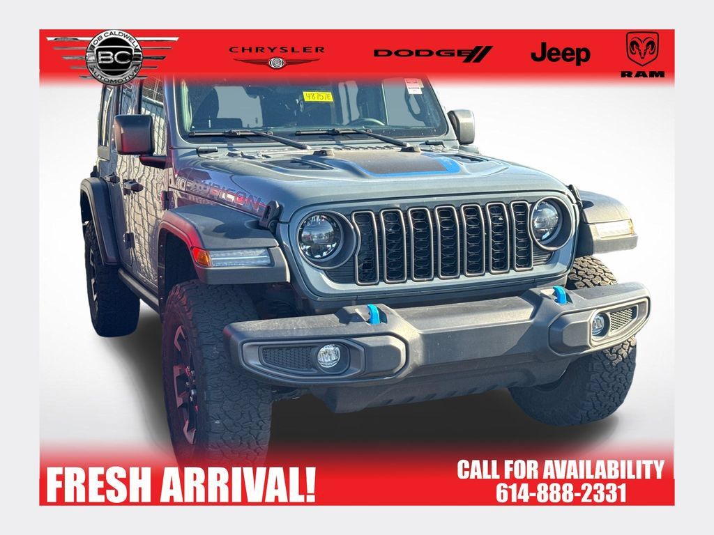 Used 2024 Jeep Wrangler Unlimited Rubicon 4xe w/ Safety Group AWD/4WD image 1
