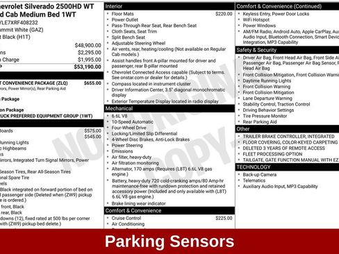 Used 2024 Chevrolet Silverado 2500 W/T w/ WT Fleet Convenience Package AWD/4WD image 18
