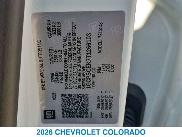 Used 2026 Chevrolet Colorado LT RWD image 27