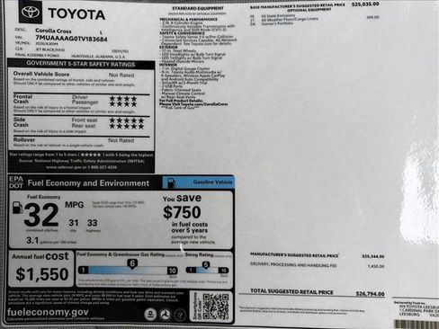 New 2026 Toyota Corolla Cross L image 24