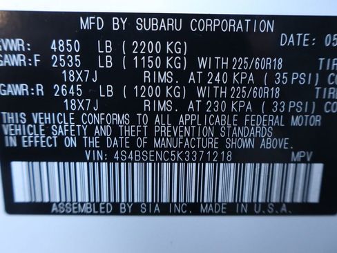 Used 2019 Subaru Outback 3.6R Limited w/ Popular Package #2 AWD/4WD image 47
