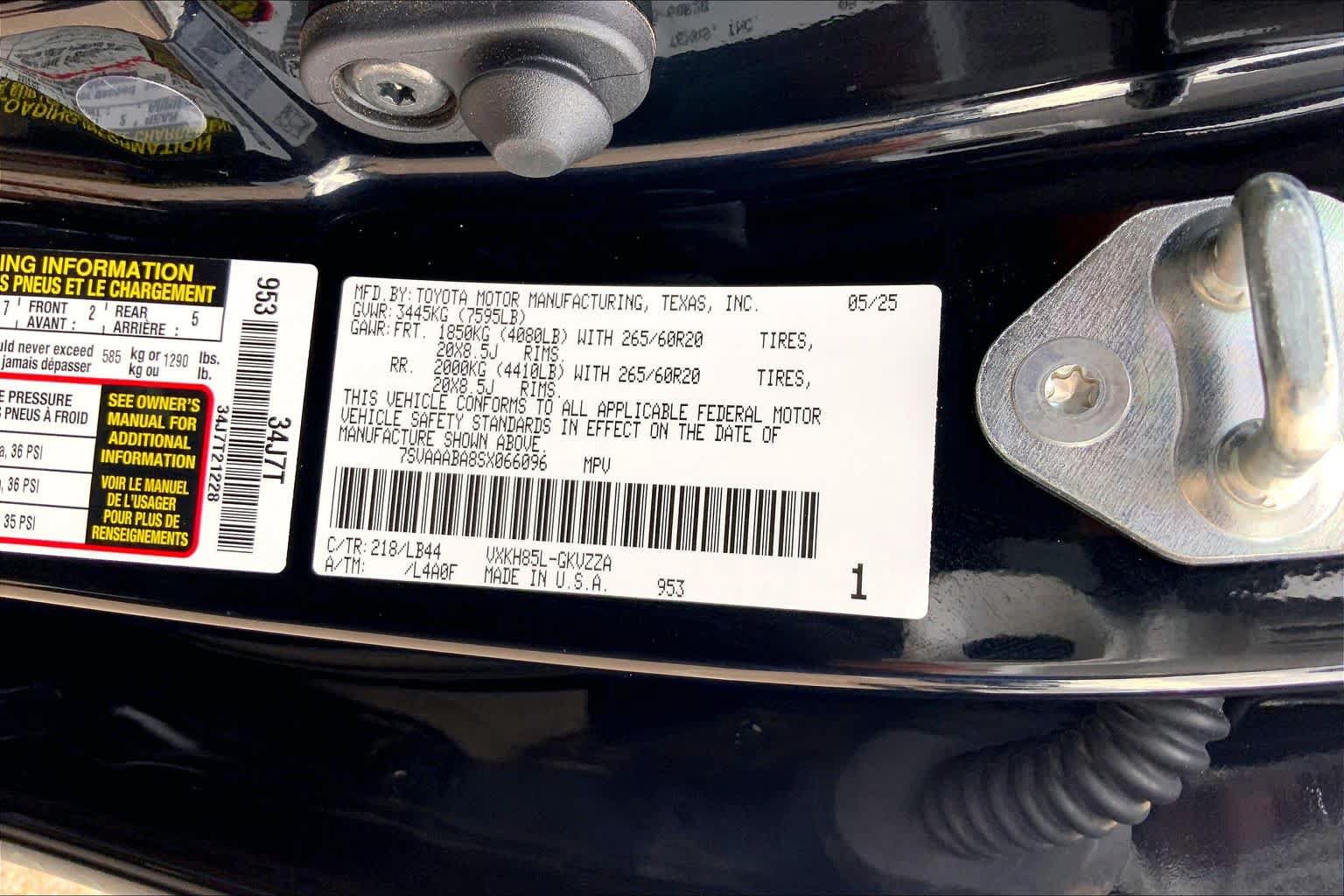 Used 2025 Toyota Sequoia 1794 Edition w/ TRD Off-Road Package AWD/4WD image 37