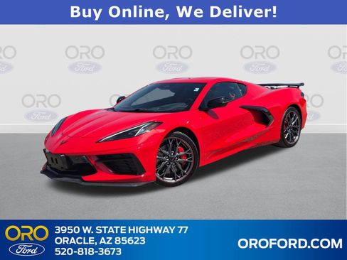 Used 2025 Chevrolet Corvette Stingray Preferred Cpe w/ Z51 Performance Package RWD image 1
