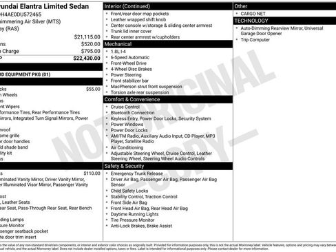 Used 2013 Hyundai Elantra Limited image 7