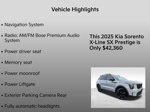 New 2025 Kia Sorento SX Prestige image 5