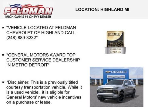 New 2025 Chevrolet Suburban Premier image 3