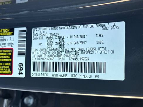 Used 2025 Toyota Tacoma SR5 AWD/4WD image 48