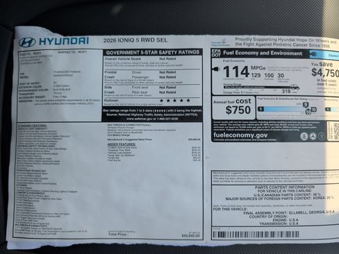 New 2026 Hyundai Ioniq 5 SEL RWD image 33