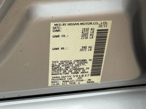 Used 2015 Nissan Altima 2.5 S w/ Special Edition Package FWD image 40