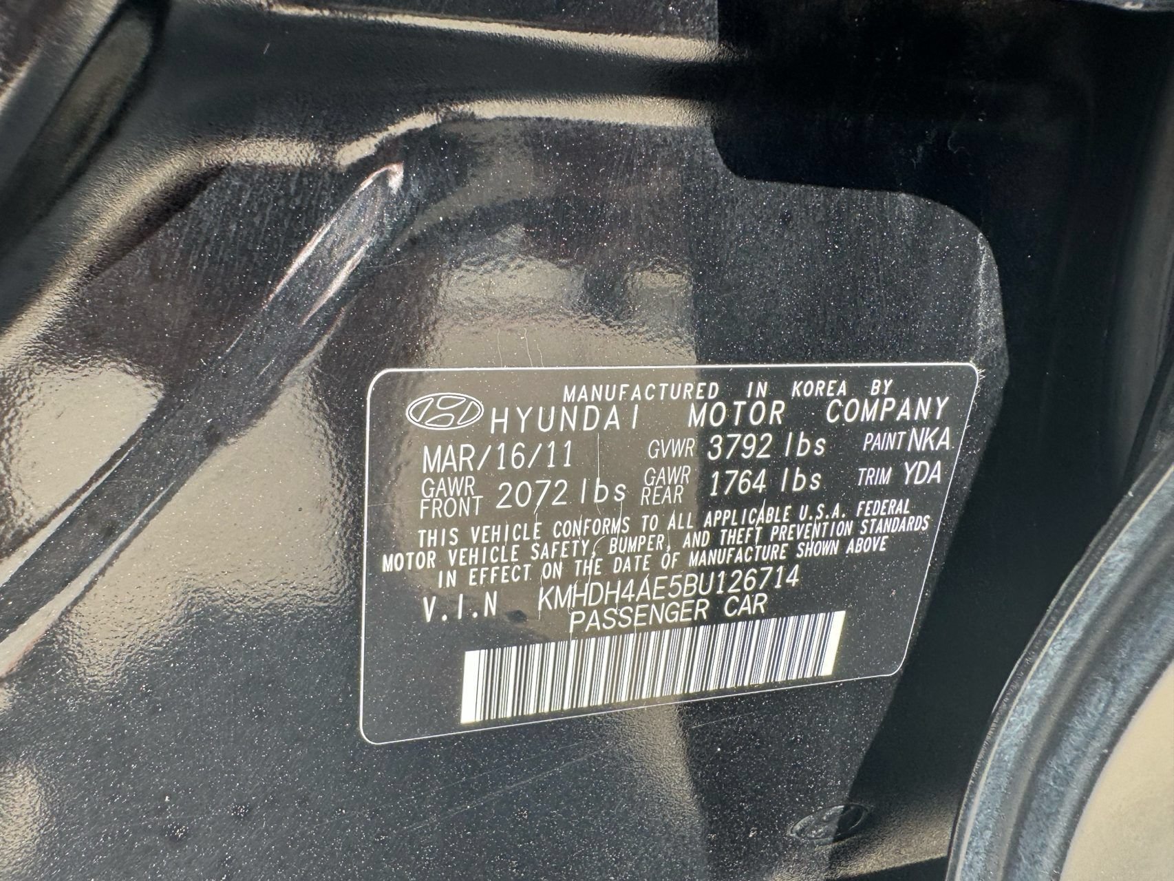 Used 2011 Hyundai Elantra GLS w/ Navigation Pkg 4 FWD image 11