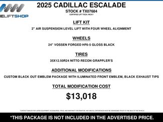 Used 2025 Cadillac Escalade ESV Sport Platinum w/ LPO, ONYX Package video 2