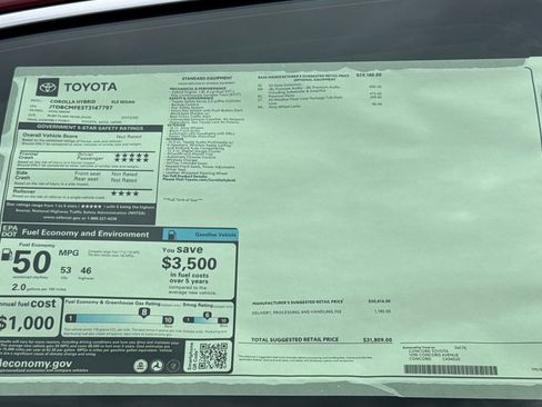 New 2026 Toyota Corolla LE FWD image 28