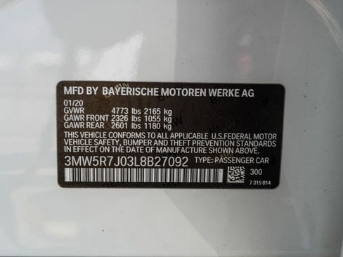 Used 2020 BMW 330i xDrive Sedan w/ Driving Assistance Package AWD/4WD image 40