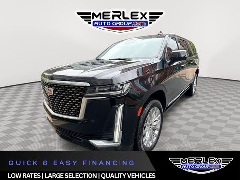 Used 2021 Cadillac Escalade ESV Premium Luxury w/ Driver Assist Tech Package AWD/4WD image 1