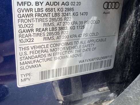 Used 2020 Audi Q7 3.0T Prestige w/ Prestige Package AWD/4WD image 37