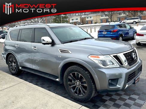 Used 2017 Nissan Armada Platinum w/ Captain Seat Package image 1