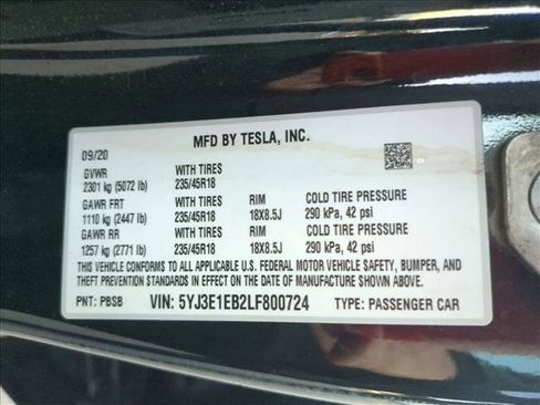 Used 2020 Tesla Model 3 Long Range image 15