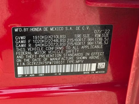 Certified 2023 Honda HR-V EX-L image 29