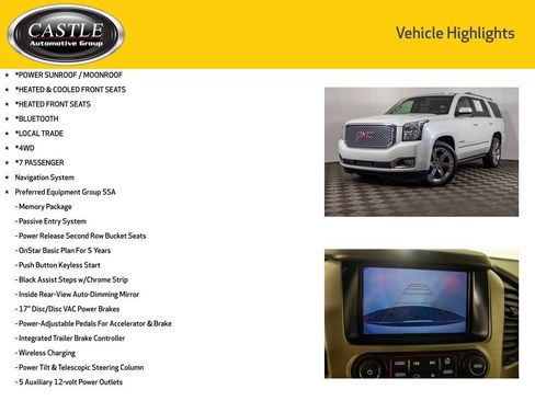 Used 2016 GMC Yukon Denali w/ Open Road Package AWD/4WD image 3