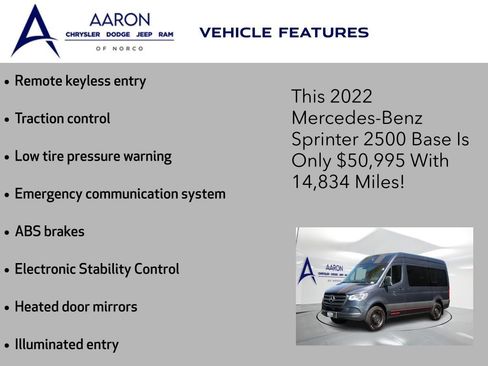 Used 2022 Mercedes-Benz Sprinter 2500 image 4