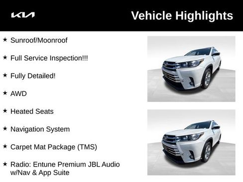 Used 2018 Toyota Highlander Limited w/ Carpet Mat Package (TMS) AWD/4WD image 4
