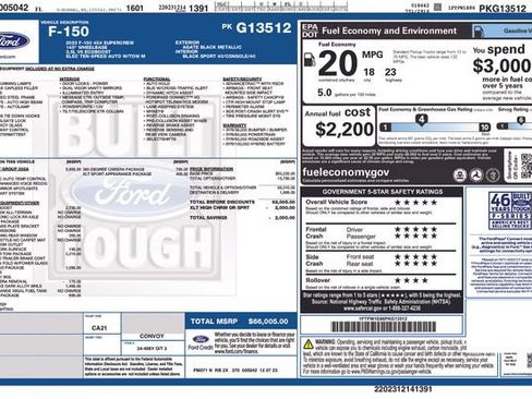 Certified 2023 Ford F150 XLT w/ Equipment Group 302A High AWD/4WD image 6