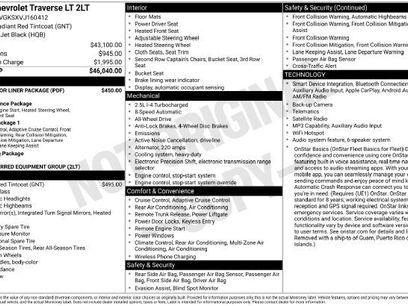 New 2027 Chevrolet Traverse LT w/ LPO, Floor Liner Package